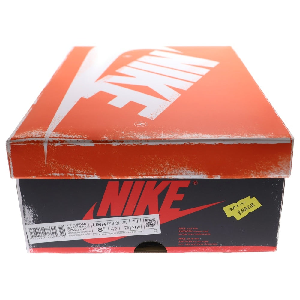 NIKE(ナイキ) AIR JORDAN 1 HIGH OG CHICAGO LOST & FOUND エアジョーダン1ハイロストアンドファウンド ハイカットスニーカー ホワイト/レッド US8.5/26.5cm DZ5485-612