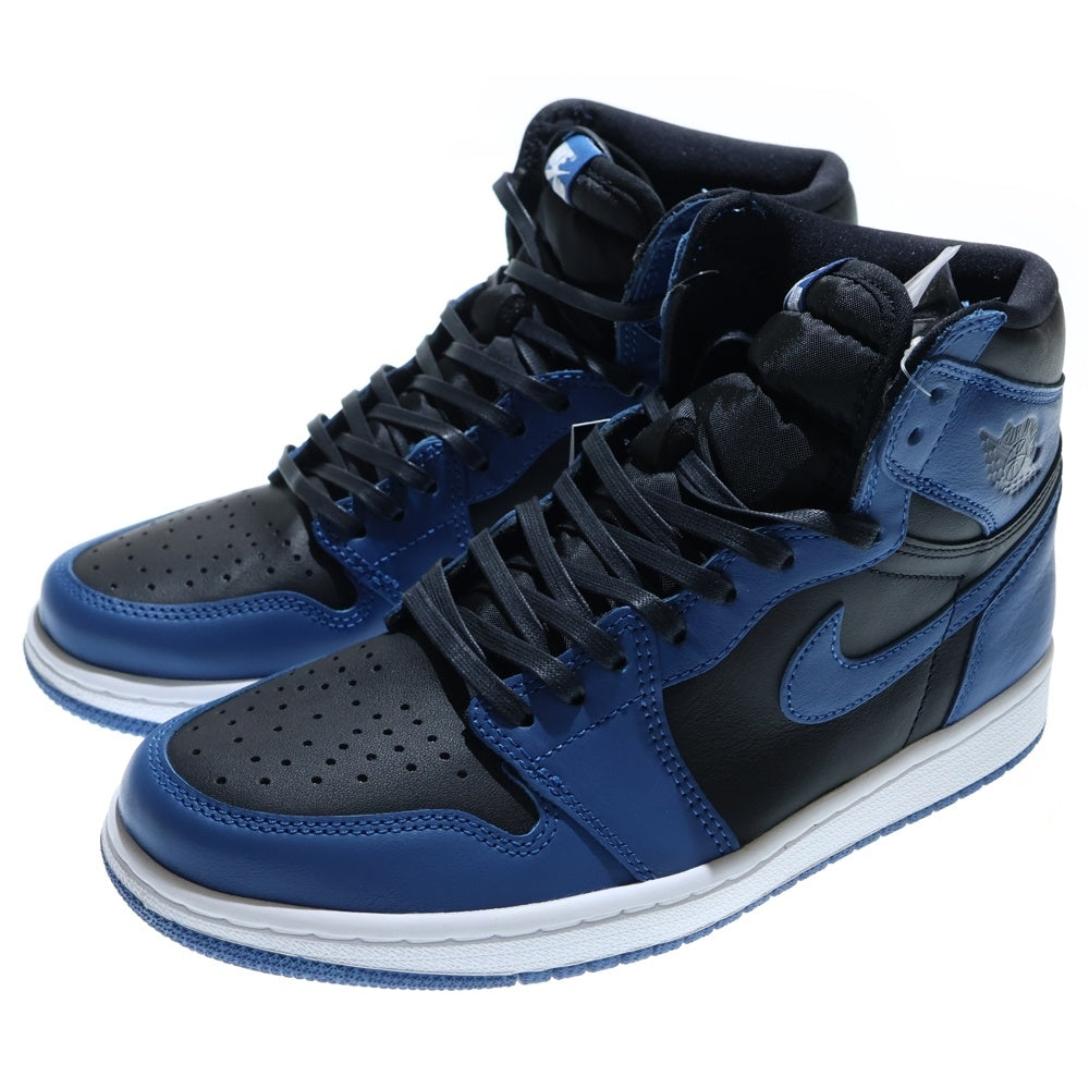 NIKE(ナイキ) AIR JORDAN 1 RETRO OG DARK MARINA BLUE エアジョーダン1 ダークマリーナブルー ハイカットスニーカー ブルー/ブラック US8.5/26.5cm 555088-404