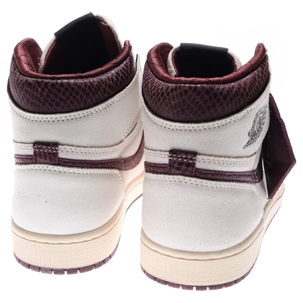 NIKE(ナイキ) ×A MA MANIERE AIR JORDAN 1 RETRO HIGH OG SP アママニエール エアジョーダン1 ハイカットスニーカー アイボリー US8.5/26.5cm DO7097-100