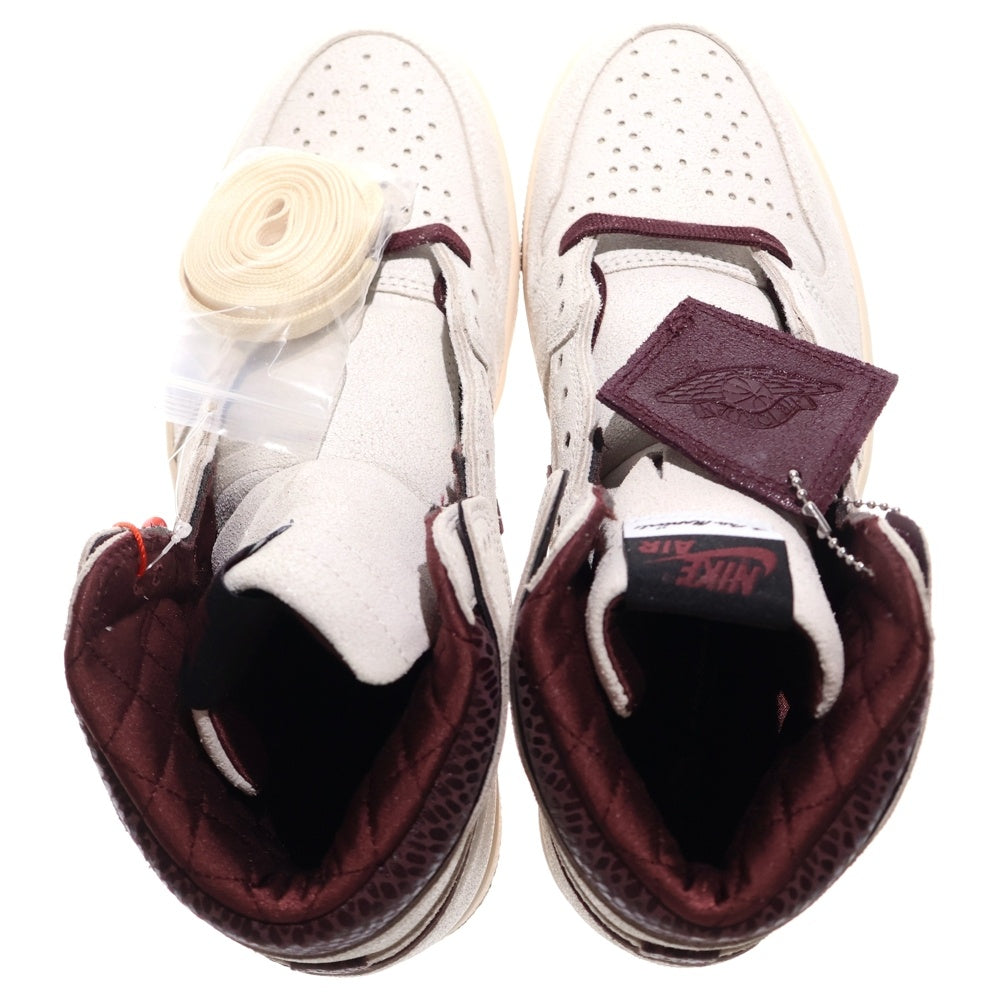 NIKE(ナイキ) ×A MA MANIERE AIR JORDAN 1 RETRO HIGH OG SP アママニエール エアジョーダン1 ハイカットスニーカー アイボリー US8.5/26.5cm DO7097-100
