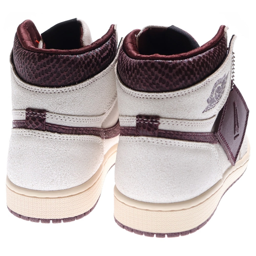 NIKE(ナイキ) ×A MA MANIERE AIR JORDAN 1 RETRO HIGH OG SP アママニエール エアジョーダン1 ハイカットスニーカー アイボリー US8.5/26.5cm DO7097-100