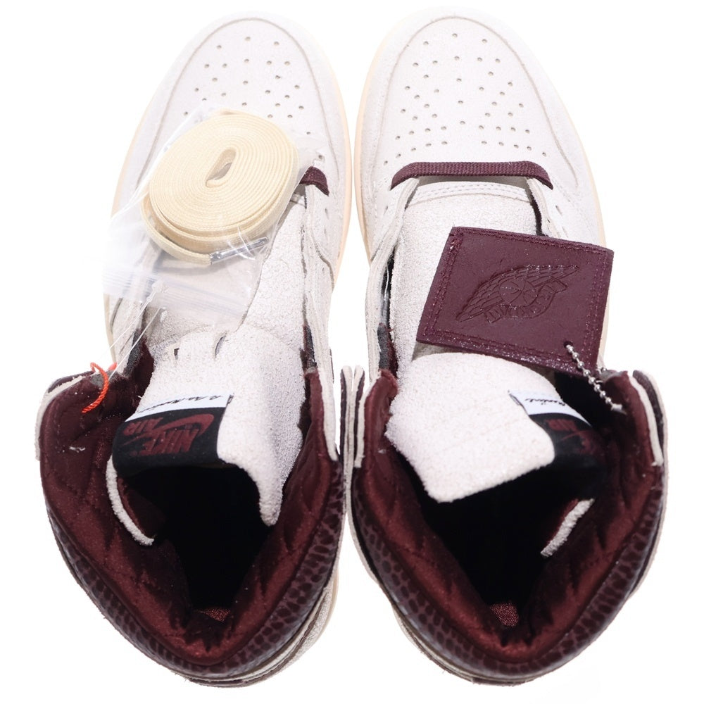 NIKE(ナイキ) ×A MA MANIERE AIR JORDAN 1 RETRO HIGH OG SP アママニエール エアジョーダン1 ハイカットスニーカー アイボリー US8.5/26.5cm DO7097-100