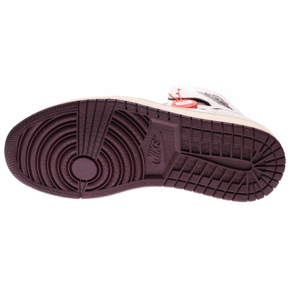 NIKE(ナイキ) ×A MA MANIERE AIR JORDAN 1 RETRO HIGH OG SP アママニエール エアジョーダン1 ハイカットスニーカー アイボリー US8.5/26.5cm DO7097-100