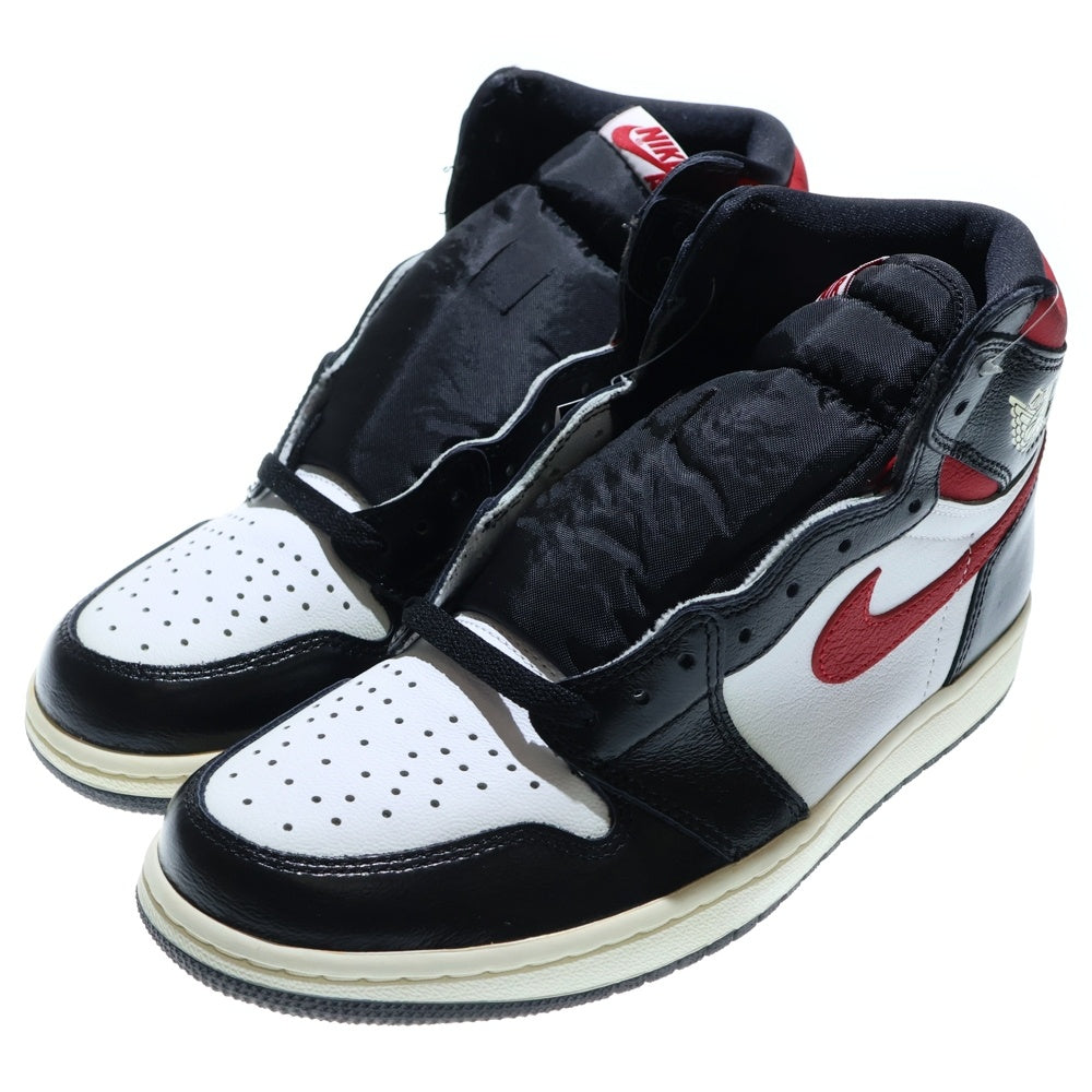 NIKE(ナイキ) AIR JORDAN 1 RETRO HIGH OG SAIL UNIVERSITY RED エアジョーダン1 レトロ オージー セイル ユニバーシティレッド ハイカットスニーカー 555088-061