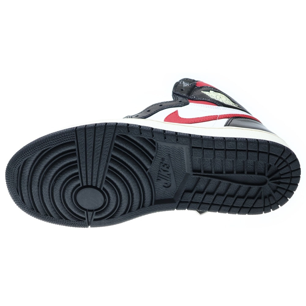 NIKE(ナイキ) AIR JORDAN 1 RETRO HIGH OG SAIL UNIVERSITY RED エアジョーダン1 レトロ オージー セイル ユニバーシティレッド ハイカットスニーカー 555088-061