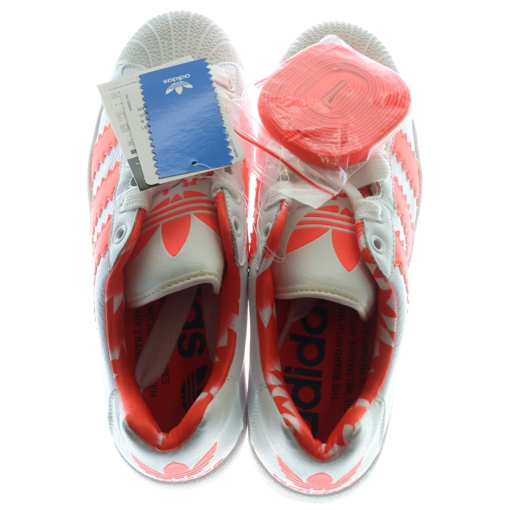 adidas(アディダス) 【2011年製 観賞用】 ULTRASTAR XL ウルトラスター XL ローカットスニーカー ホワイト/レッド US8.5/26.5cm G43781