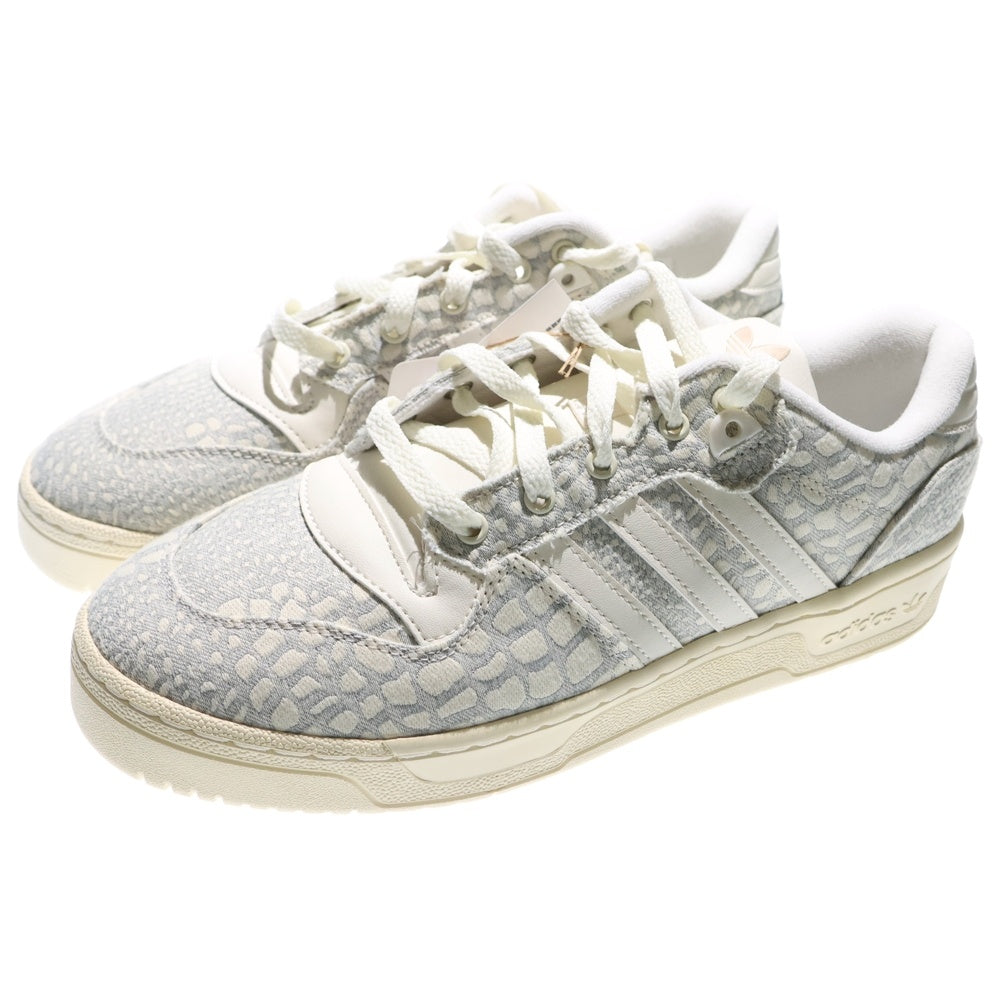 adidas(アディダス) RIVALRY LOW ライバルリー ロー スネークジャガード ローカットスニーカー アイボリー US9/27cm IG0078