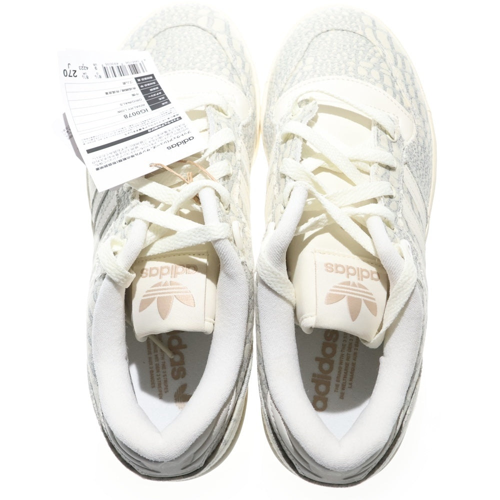 adidas(アディダス) RIVALRY LOW ライバルリー ロー スネークジャガード ローカットスニーカー アイボリー US9/27cm IG0078