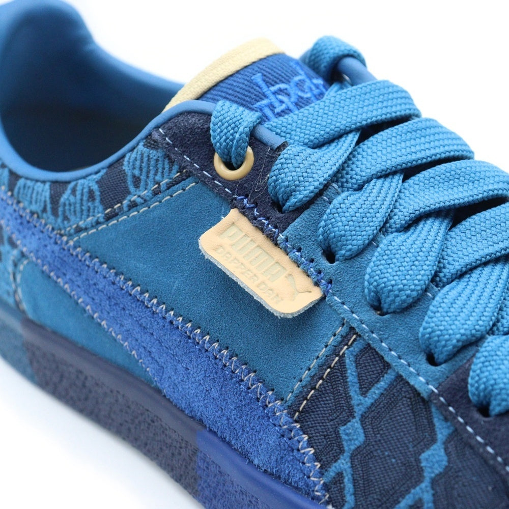 PUMA(プーマ) xDAPPER DAN CLYDE PRE-GAME RUNWAY ダッパー ダン プロゲーム ランウェイ スウェード ローカットスニーカー ブルー US8.5/26.5cm 392082-01