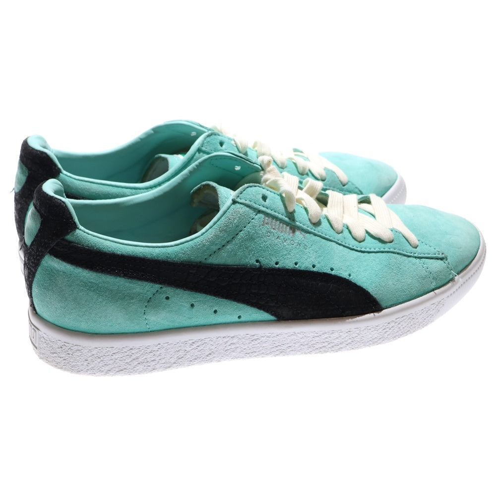 PUMA(プーマ) ×DIAMOND SUPPLY CLYDE ダイヤモンドサプライ ローカットスニーカー ライトブルー US9/27cm 363501-01