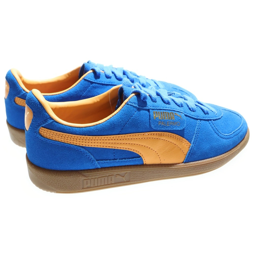 PUMA(プーマ) Palermo パレルモ スエード ローカットスニーカー ブルー US8.5/26.5cm 396463 17