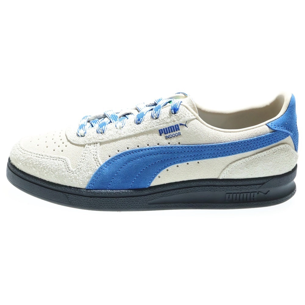 PUMA(プーマ) ×atmos INDOOR OG アトモス インドア ローカットスニーカー アイボリー/ブルー US8.5/26.5cm 398476-01