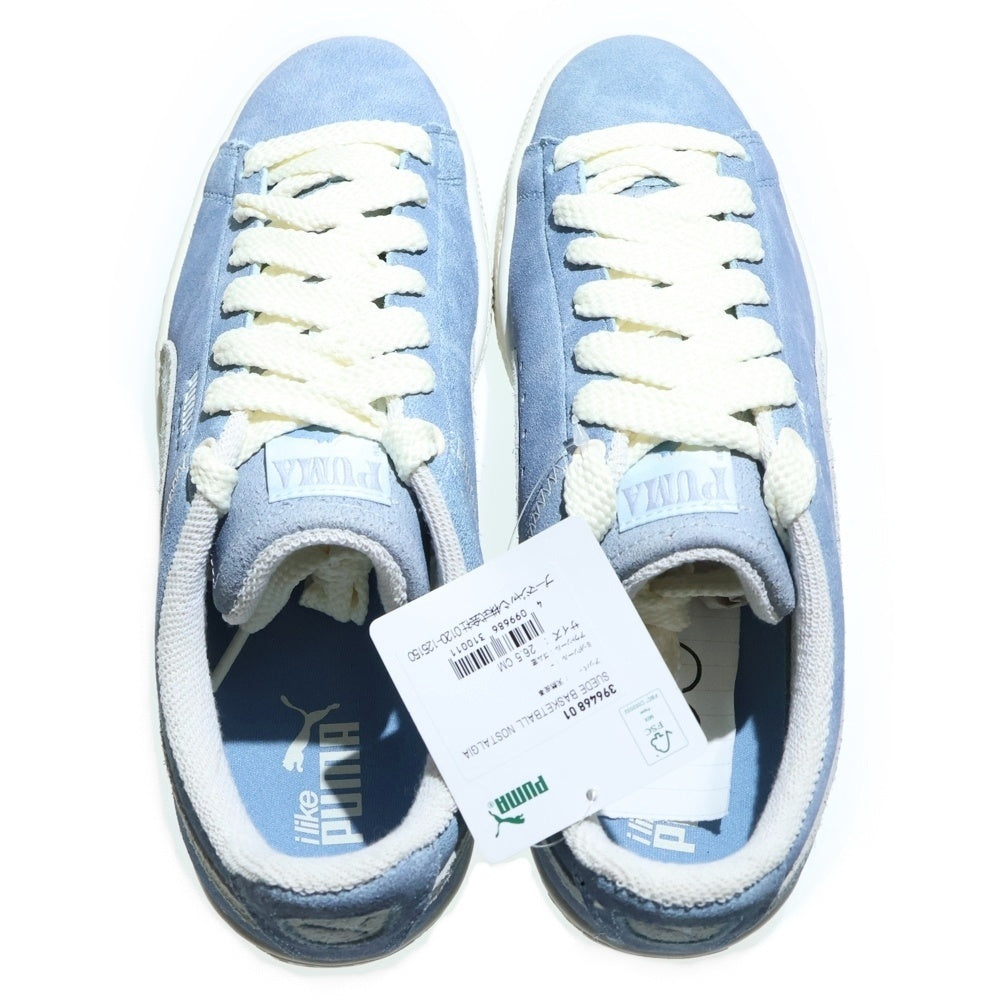 PUMA(プーマ) SUEDE BASKETBALL NOSTALGIA スウェード バスケットボール ノスタルジア ローカットスニーカー ブルー/US8.5/26.5cm 396468-01