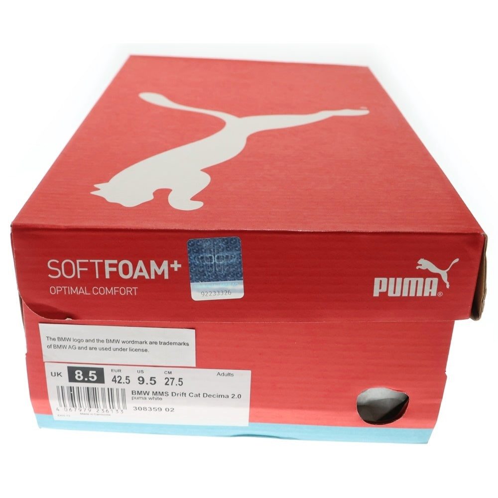 PUMA(プーマ) BMW MMS Drift Cat Decima 2.0 ビーエムダブリュー ドリフトキャット ローカットスニーカー ホワイト US9.5/27.5cm 308359 02