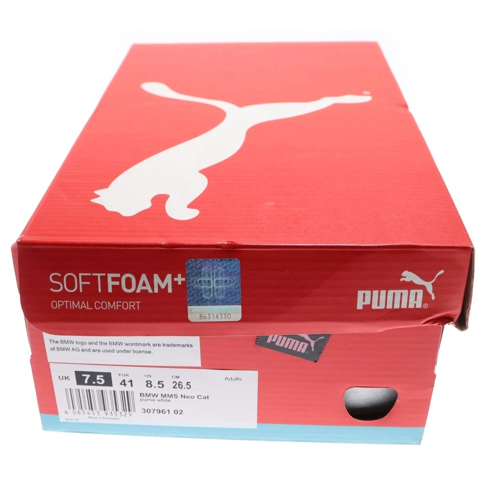 PUMA(プーマ) BMW MMS Neo Cat ビーエムダブリュー ネオキャット ローカットスニーカー ホワイト US8.5/26.5cm 307961 02