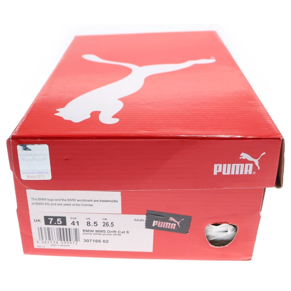 PUMA(プーマ) BMW MMS Drift Cat 8 ビーエムダブリュー ドリフトキャット8 ローカットスニーカー ホワイト US8.5/26.5cm 307166 02