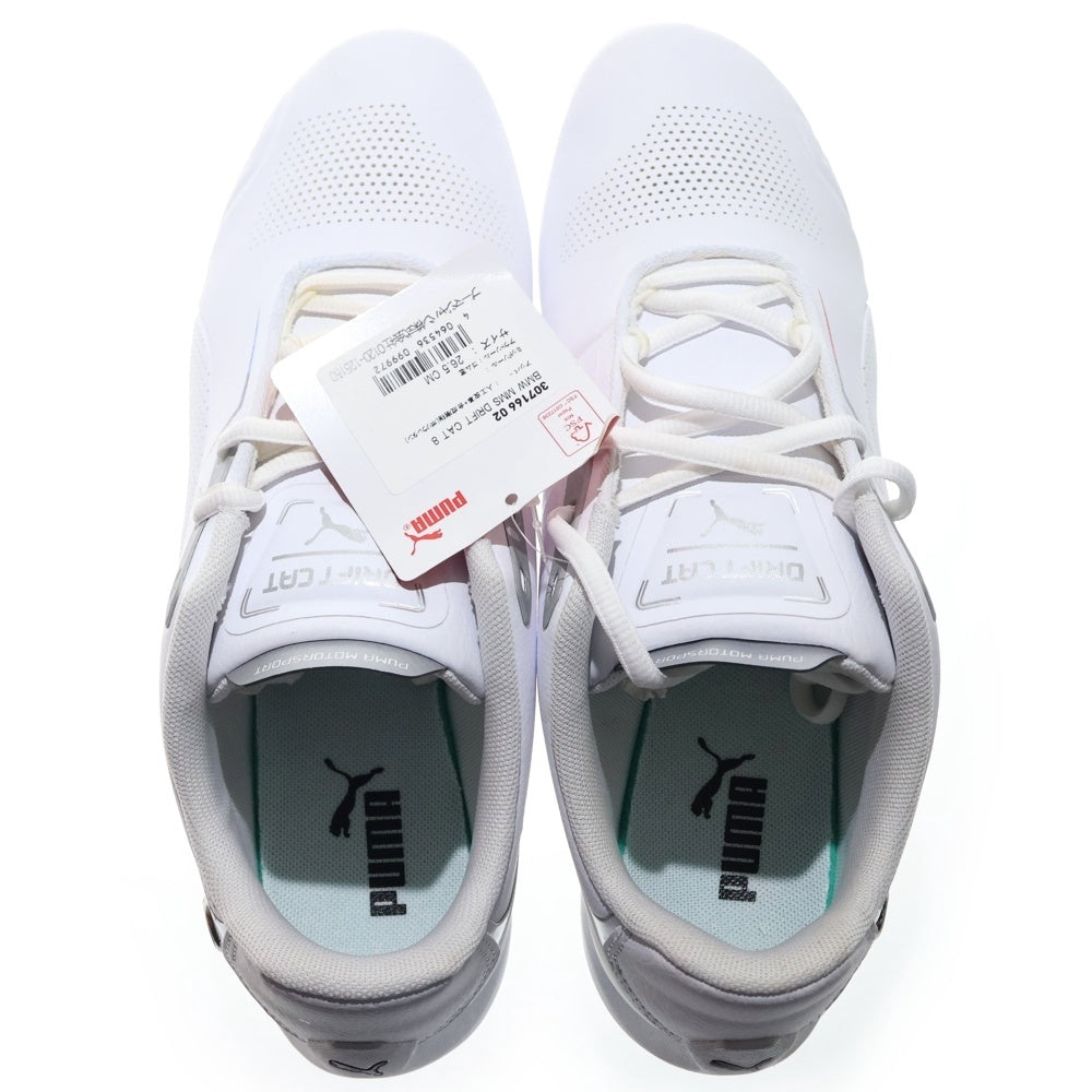 PUMA(プーマ) BMW MMS Drift Cat 8 ビーエムダブリュー ドリフトキャット8 ローカットスニーカー ブラック/ホワイト US8.5/26.5cm 307166 02
