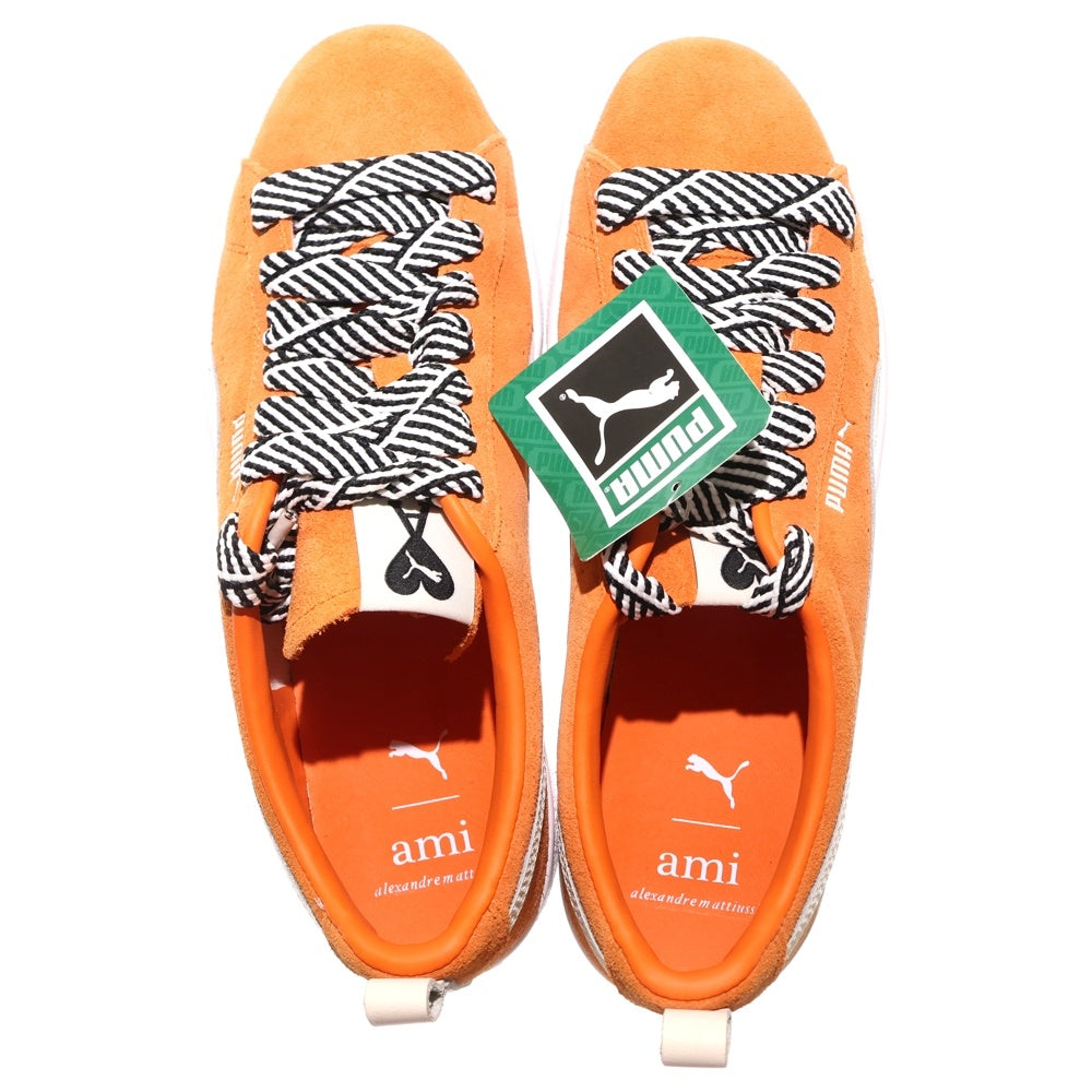 PUMA(プーマ) ×AMI Alexandre Mattiussi SUEDE VTG AMI アミアレクサンドルマテュッシ スエード ヴィンテージ ローカットスニーカー オレンジ US9/27cm 386674 01