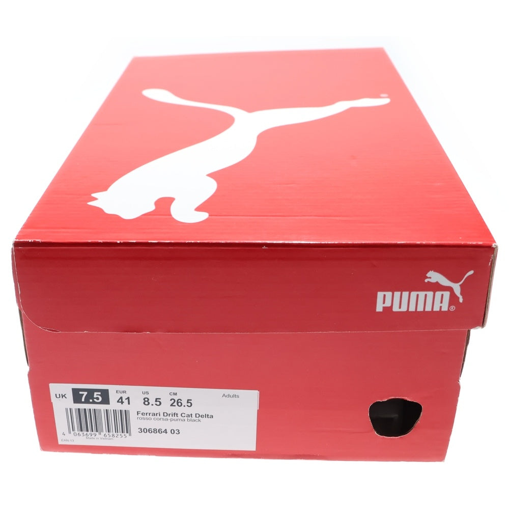 PUMA(プーマ) Ferrari Drift Cat Delta フェラーリ ドリフトキャット ローカットスニーカー レッド/ブラック US8.5/26.5cm 306864 03