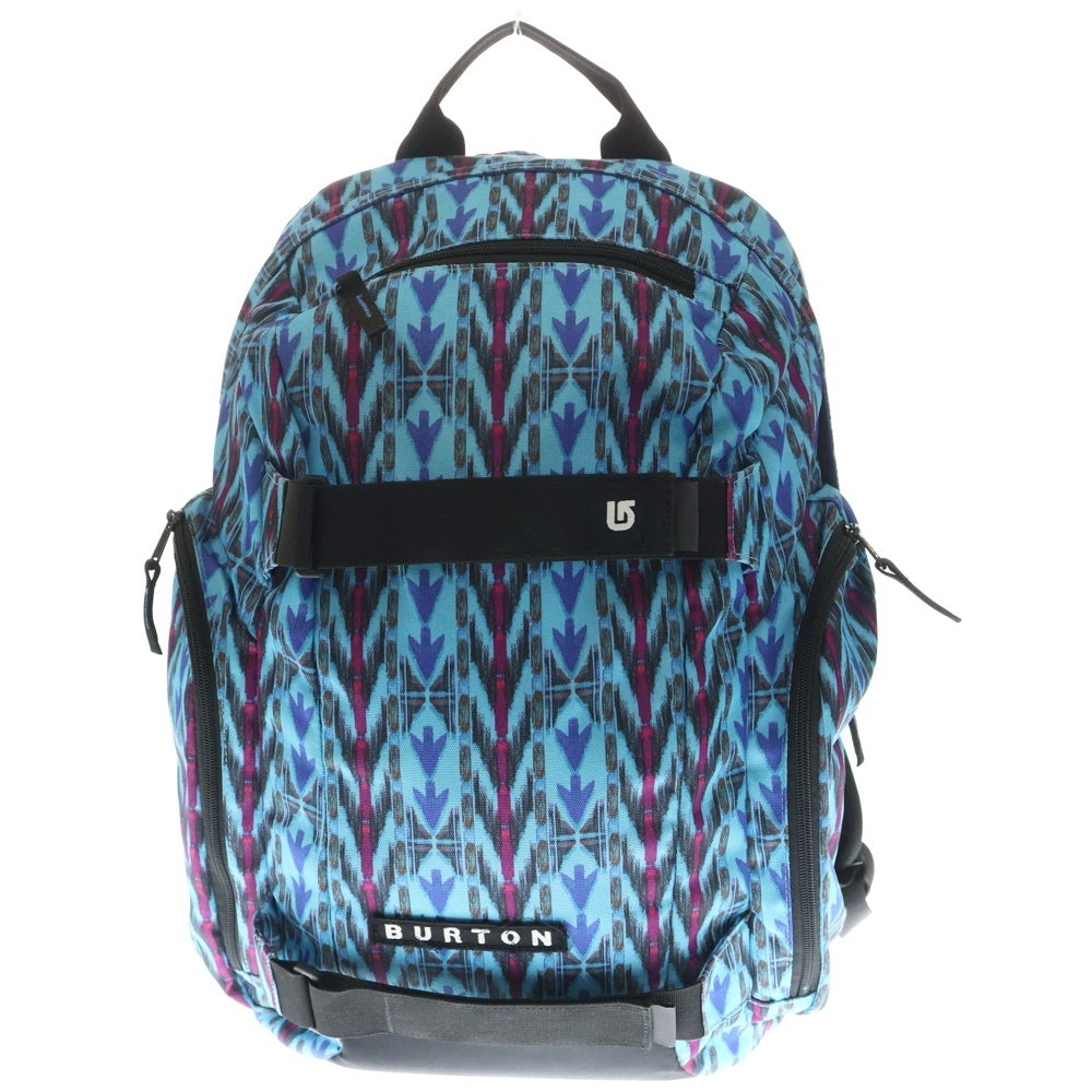BURTON(バートン) 総柄 ロゴパッチ バックパック リュック ブルー/ブラック