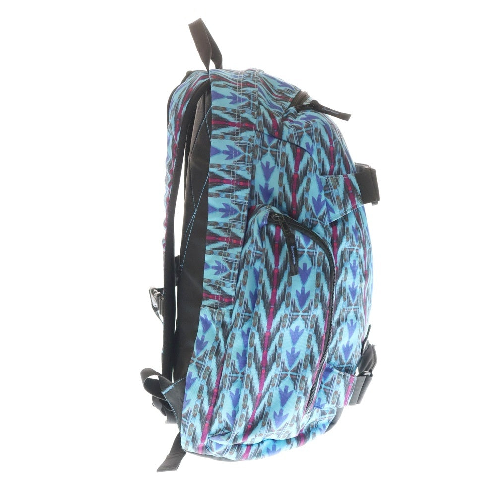 BURTON(バートン) 総柄 ロゴパッチ バックパック リュック ブルー/ブラック