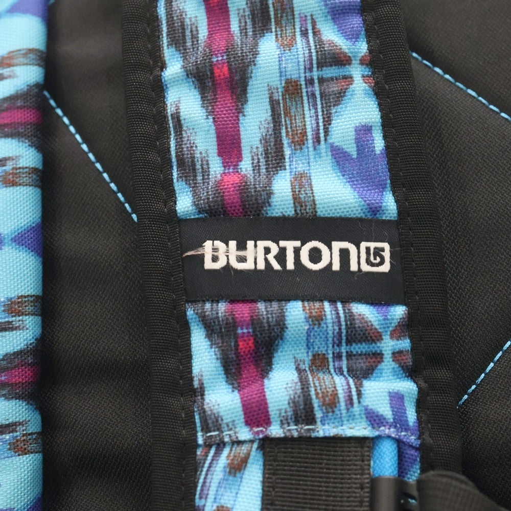 BURTON(バートン) 総柄 ロゴパッチ バックパック リュック ブルー/ブラック