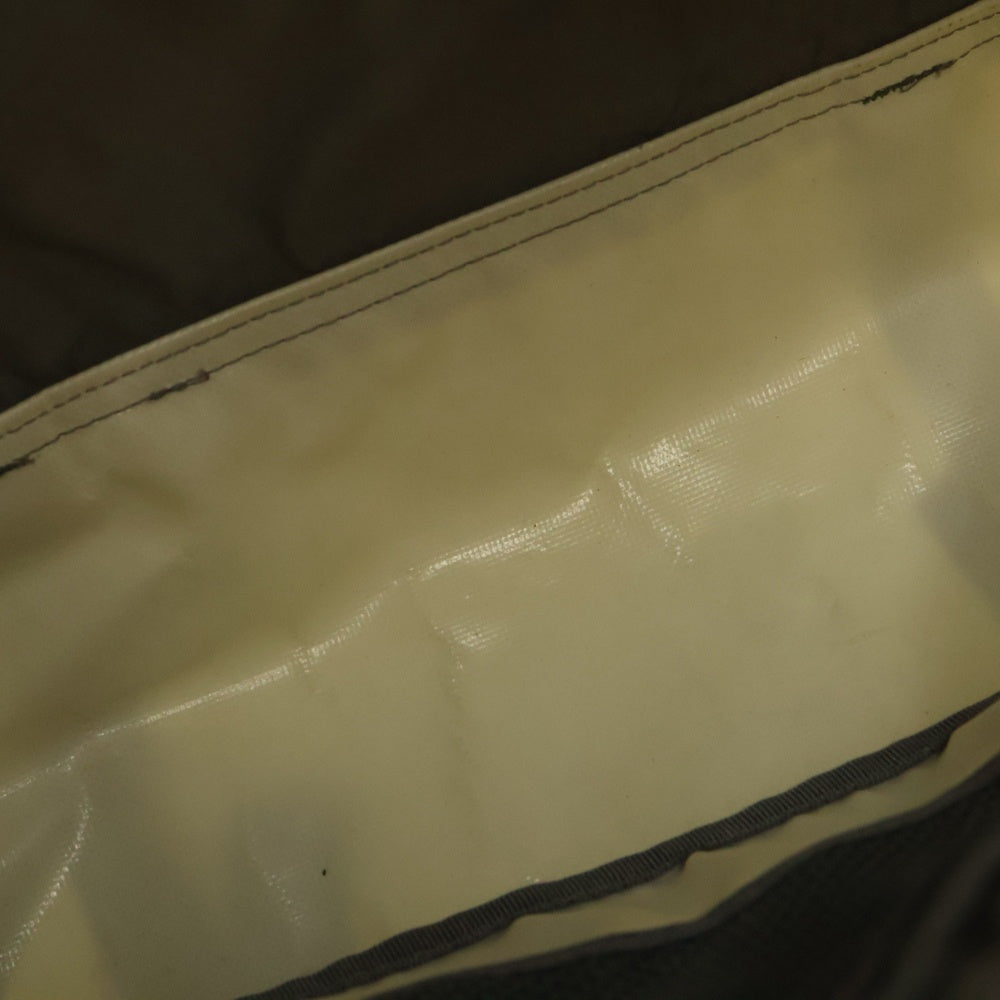 THE NORTH FACE(ザノースフェイス) ロゴプリント フラップ メッセンジャーバッグ ショルダーバッグ ホワイト/グレー