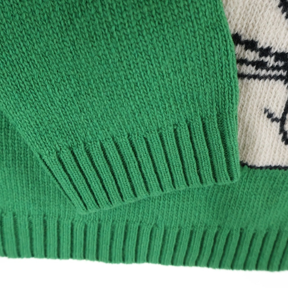 GUCCI(グッチ) 18SS バックスバニー クルーネック ニットセーター グリーン 519445 X9S82