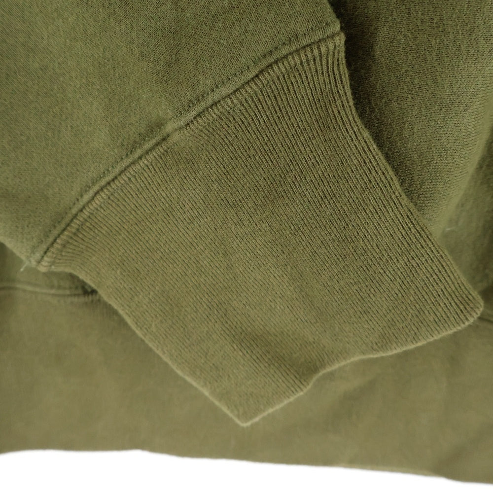 WTAPS(ダブルタップス) 16AW DESIGN HOODED フロントロゴプリント スウェットプルオーバーパーカー カーキ 162ATDT-CSM08