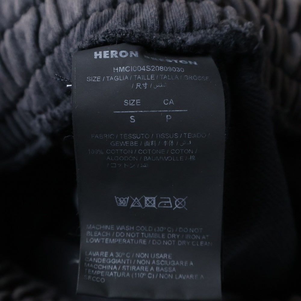 HERON PRESTON(ヘロンプレストン) 20SS ドローコード スウェット ハーフパンツ ショーツ グレー HMCI004S20809030