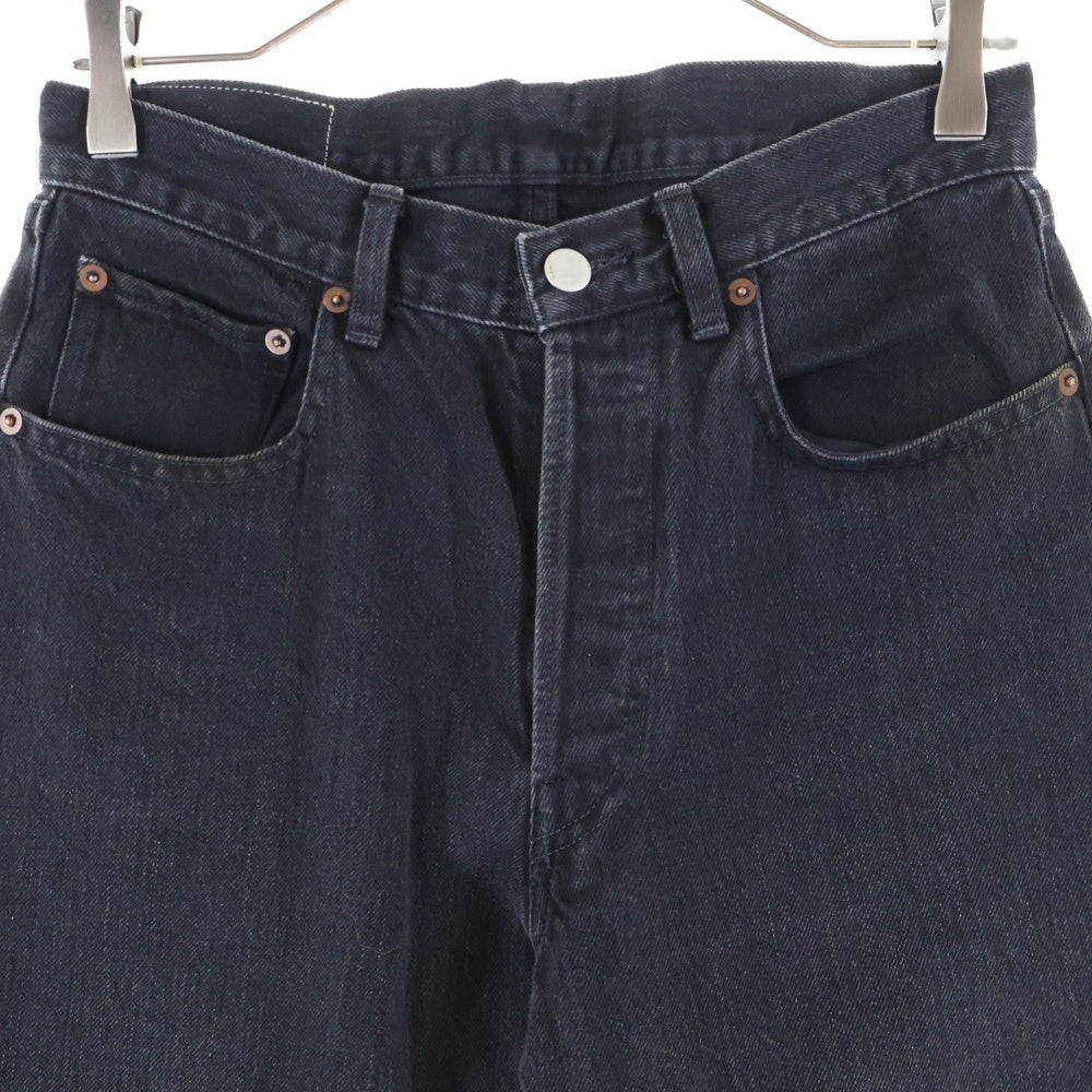 Stein(シュタイン) VINTAGE REPRODUCTION DENIM JEANS ヴィンテージプロダクション ボタンフライ ストレートデニムパンツ ブラック ST1231