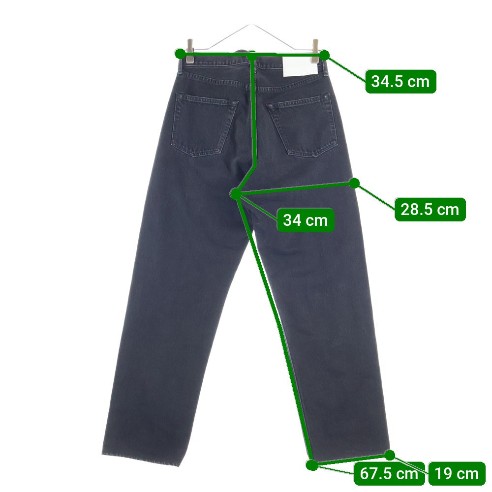 Stein(シュタイン) VINTAGE REPRODUCTION DENIM JEANS ヴィンテージプロダクション ボタンフライ ストレートデニムパンツ ブラック ST1231