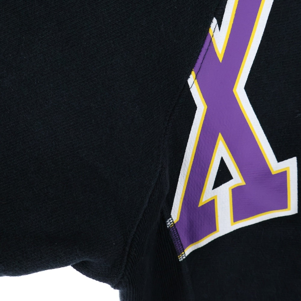 CHAMPION(チャンピオン) ×X-LARGE エクストララージ リバースウィーブ ロゴプリント スウェット トレーナー ブラック C8-W016