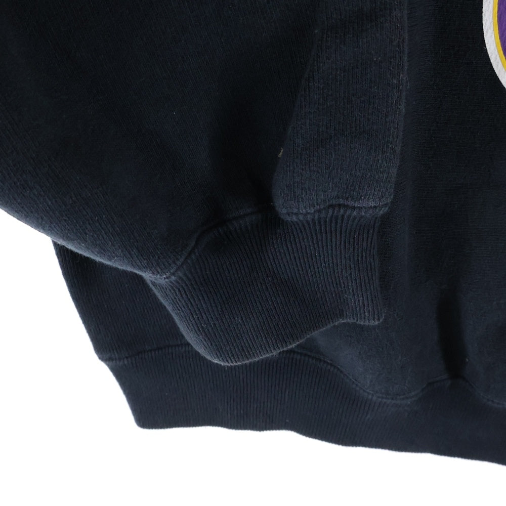 CHAMPION(チャンピオン) ×X-LARGE エクストララージ リバースウィーブ ロゴプリント スウェット トレーナー ブラック C8-W016