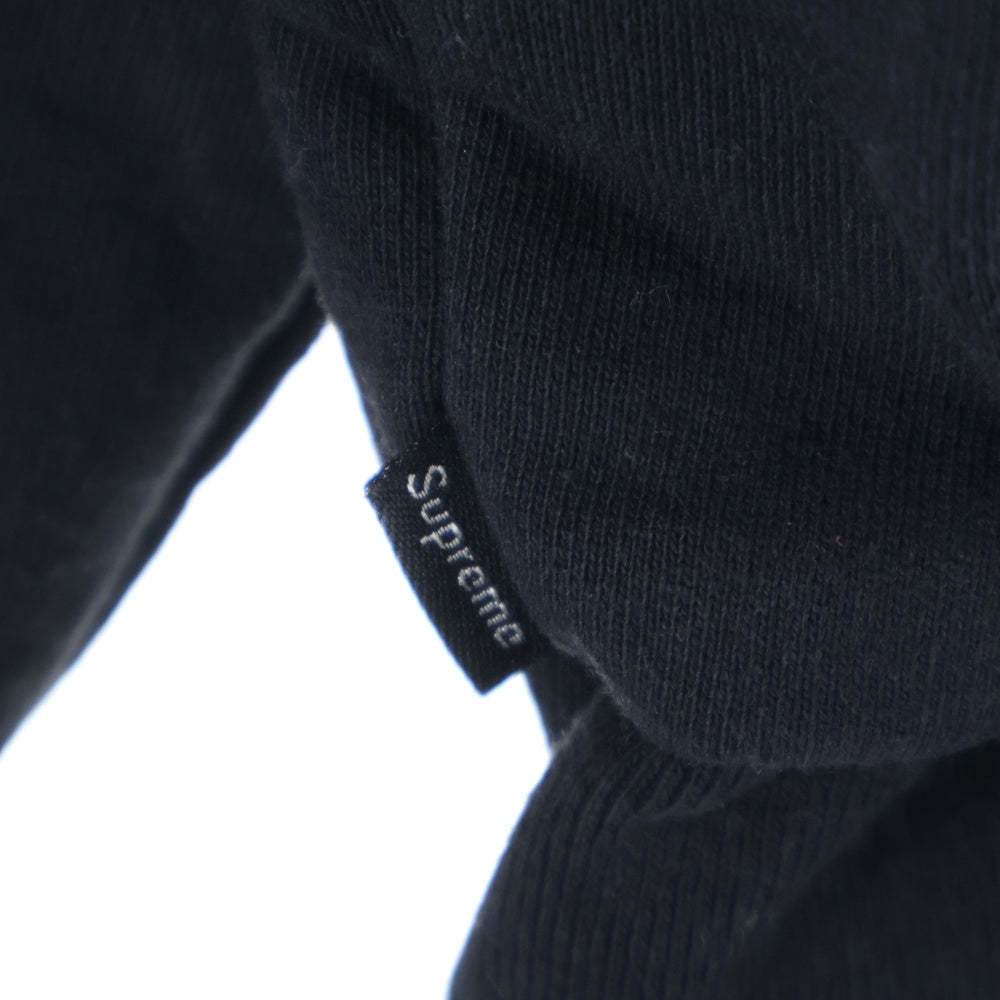 SUPREME(シュプリーム) 18AW Thermal Zip Up Sweatshirt 裏地サーマル ジップアップ スウェットシャツ フーディー パーカー ブラック
