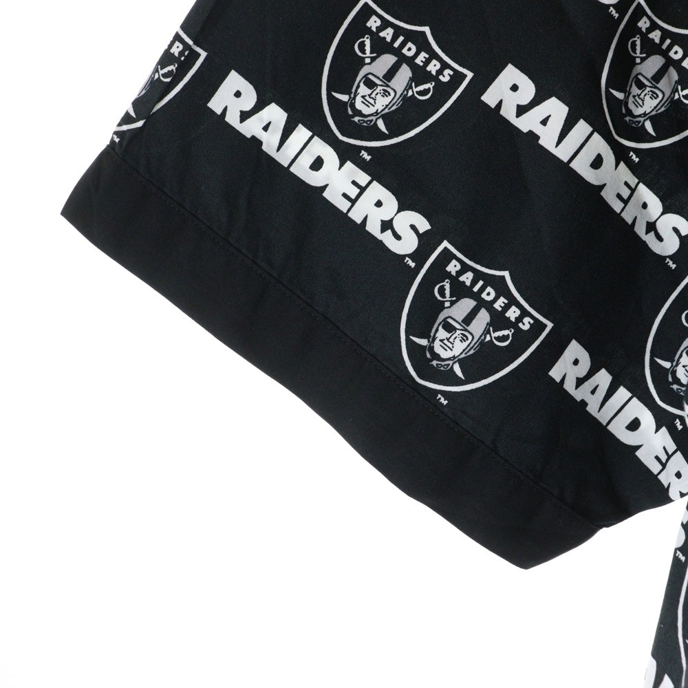 SUPREME(シュプリーム) 19SS ×Raiders S/S Shirt レイダース オープンカラー 半袖シャツ ブラック
