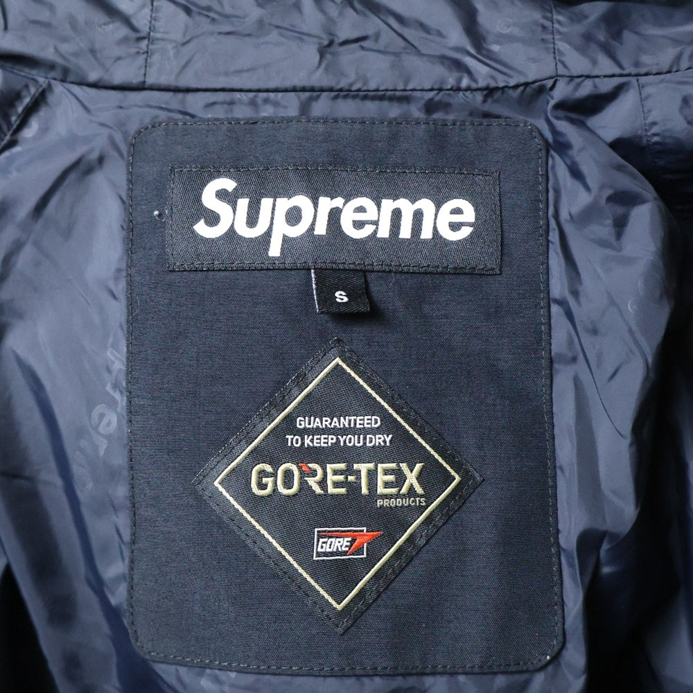 SUPREME(シュプリーム) 19SS GORE-TEX Hooded Harrington Jacket ゴアテックス フーデット ナイロン ジップアップ ハリントン ジャケット ブラック