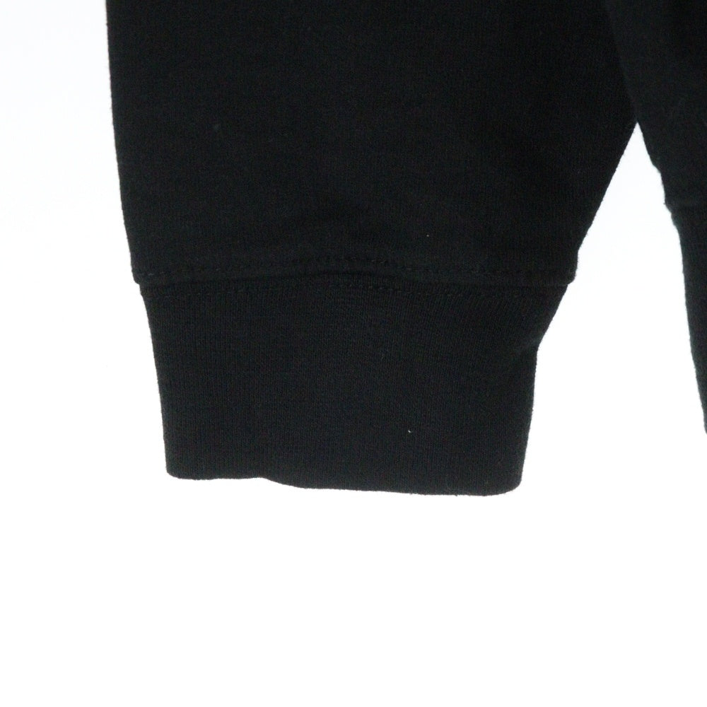 ANTI SOCIAL SOCIAL CLUB(アンチソーシャルソーシャルクラブ) ×FRAGMENT DESIGN フラグメントデザイン ロゴプリント スウェットプルオーバーパーカー ブラック/ブルー