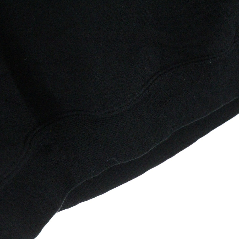 ANTI SOCIAL SOCIAL CLUB(アンチソーシャルソーシャルクラブ) ×FRAGMENT DESIGN フラグメントデザイン ロゴプリント スウェットプルオーバーパーカー ブラック/ブルー