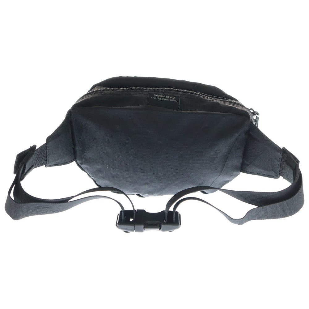 SUPREME(シュプリーム) 18AW Waist Bag ボックスロゴ キルティング ウエストバッグ クロスボディバッグ ショルダーバッグ ブラック