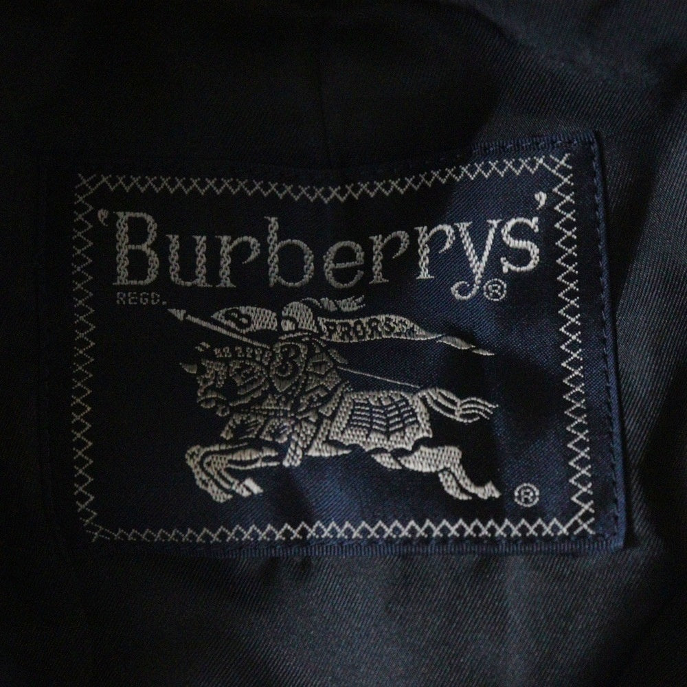 BURBERRYS(バーバリーズ) ライナー付き 裏地ノヴァチェック トレンチコート ネイビー C-TK83