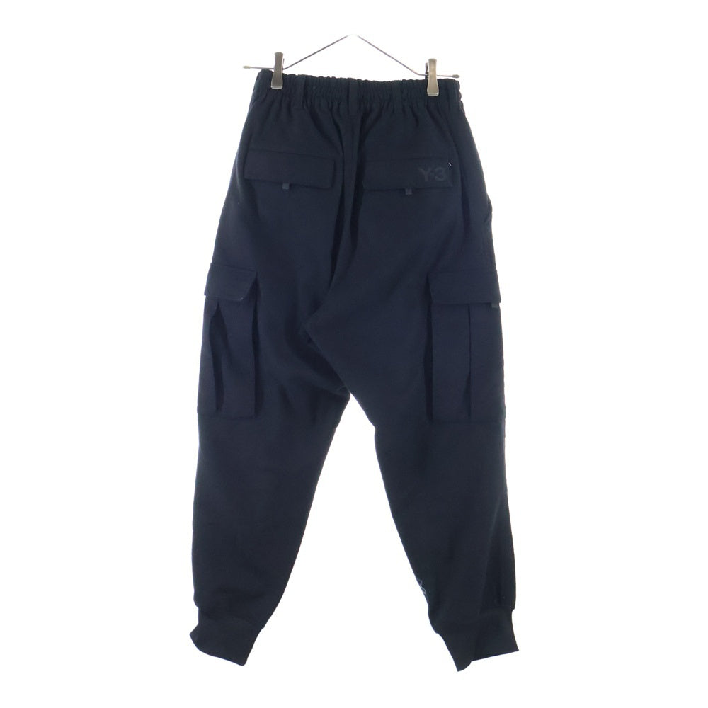 Y-3(ワイスリー) M CL WOOL FLANNEL CARGO PANT ウールフランネル カーゴ ジョガーパンツ ブラック HM9340