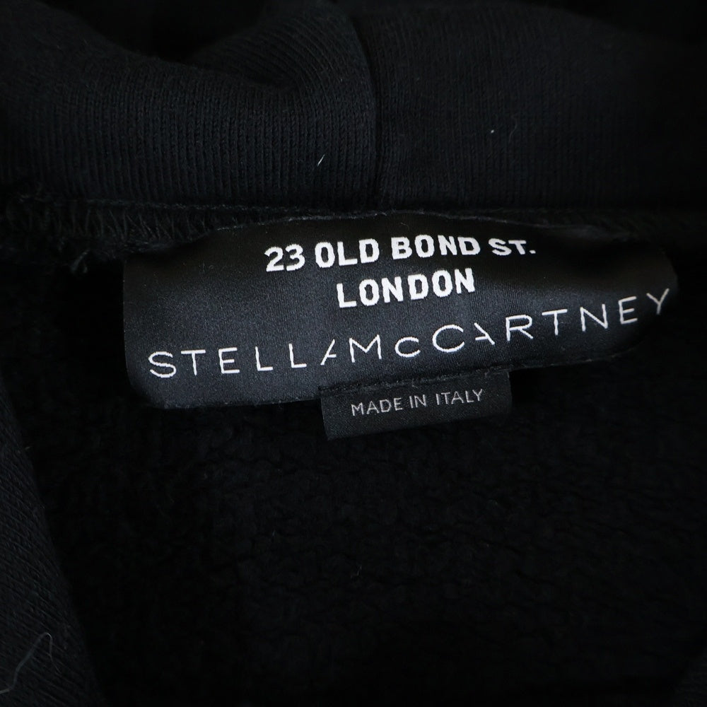 STELLA McCARTNEY(ステラマッカートニー) ロゴプリント スウェット プルオーバーパーカー ブラック 20213UX1001