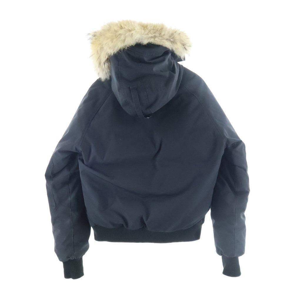 CANADA GOOSE(カナダグース) CHILLIWACK BOMBER JACKET チリワック ファー付きフード ポリエステル ダウンジャケット ブラック 7950MA