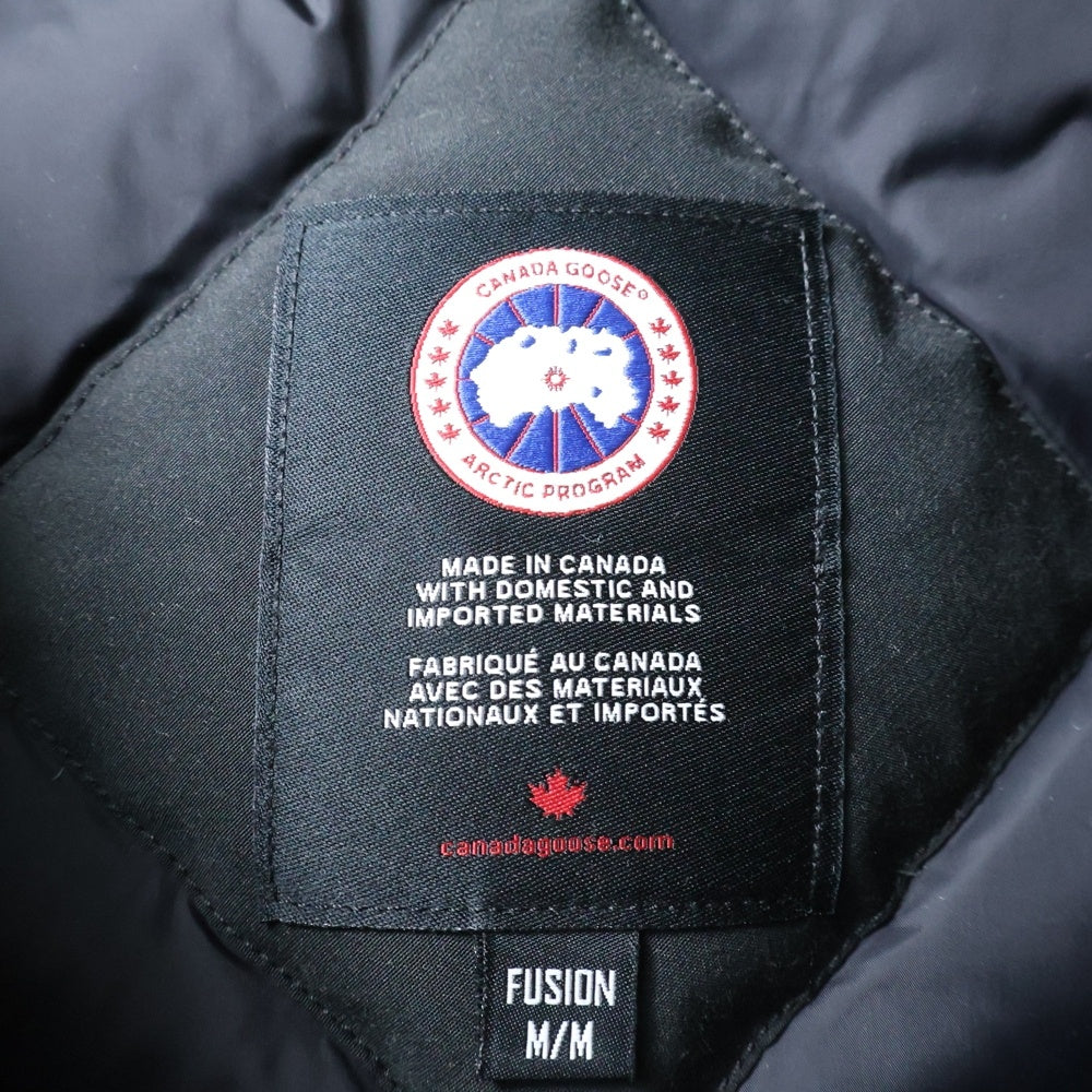 CANADA GOOSE(カナダグース) CHILLIWACK BOMBER JACKET チリワック ファー付きフード ポリエステル ダウンジャケット ブラック 7950MA