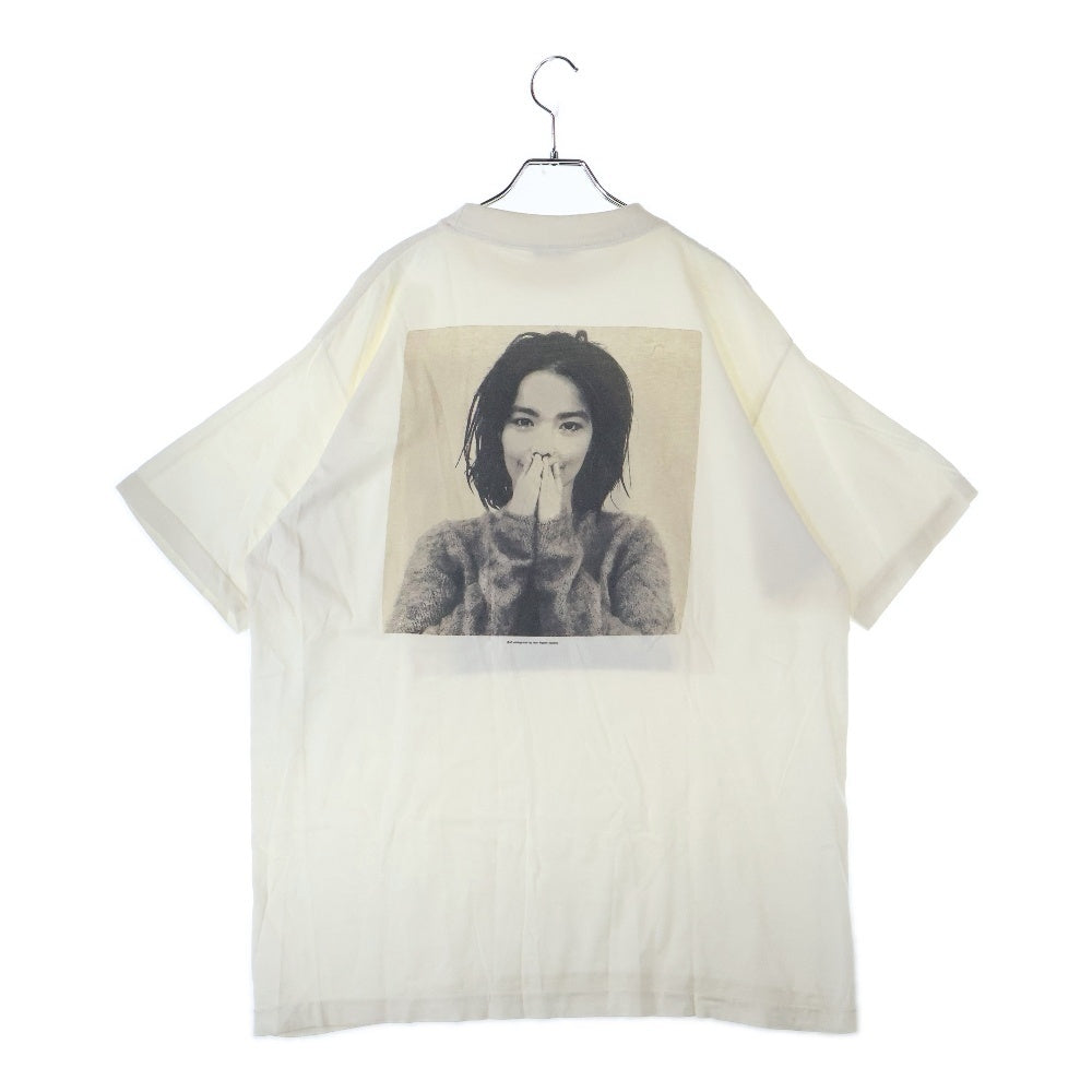 VINTAGE(ヴィンテージ) 90S BJORK 1993 Debut RAW ヴィンテージ ビョーク デビュー フォトプリント 半袖 Tシャツ ホワイト
