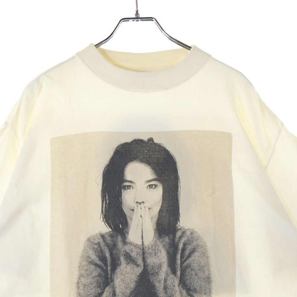 VINTAGE(ヴィンテージ) 90S BJORK 1993 Debut RAW ヴィンテージ ビョーク デビュー フォトプリント 半袖 Tシャツ ホワイト