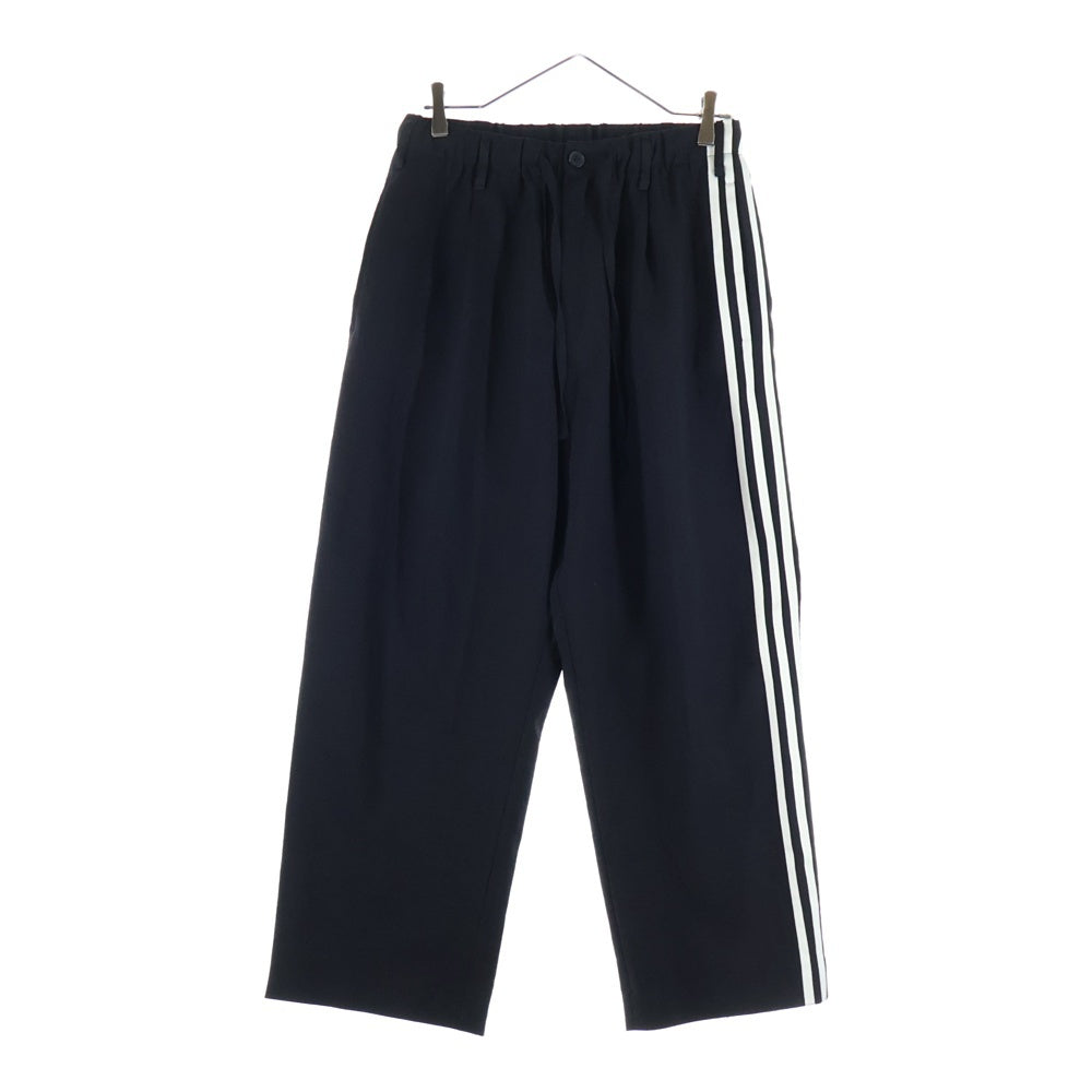 Y-3(ワイスリー) SP UN ST PNT 3S サイドライン ストレートレッグ ロングパンツ ブラック IA1657