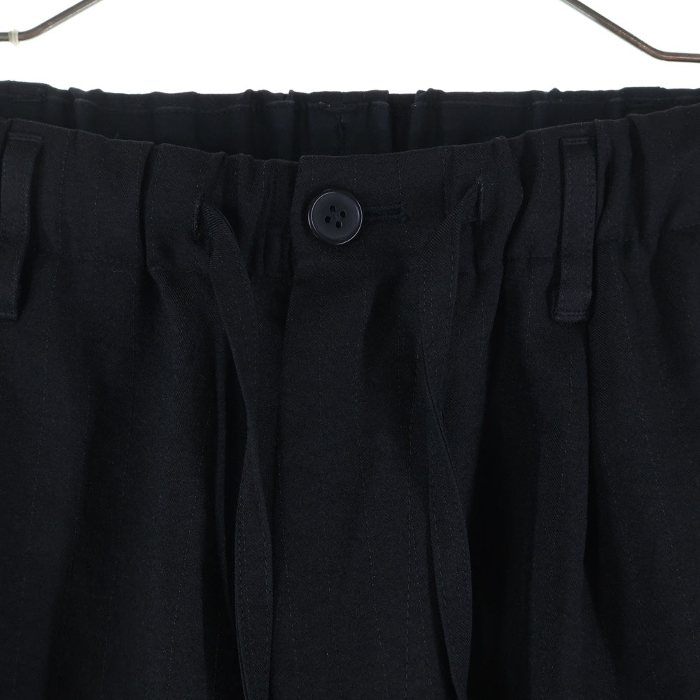 Y-3(ワイスリー) SP UN ST PNT 3S サイドライン ストレートレッグ ロングパンツ ブラック IA1657
