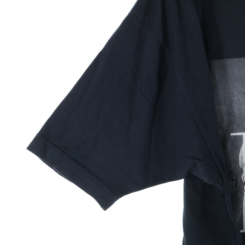 HYSTERIC GLAMOUR(ヒステリックグラマー) 24SS HG WOMAN フォトプリントクルーネック 半袖 Tシャツ カットソー ブラック 02241CT38